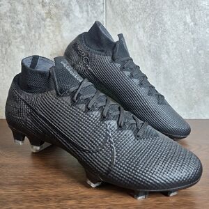 Nike Mercurial Superfly 7 Elite FG Mens Soccer Cleats Size 8.5 Black Dark Grey